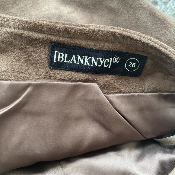 Blank NYC Suede Leather Mini Skirt - Picture 5 of 6